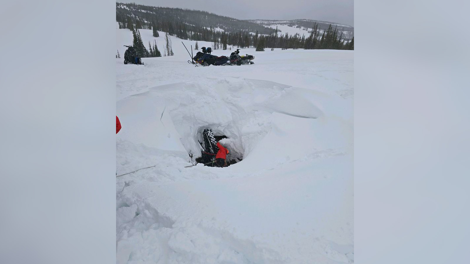 Snowmobiler rescued after crashing into abandoned Wasatch County mine shaft