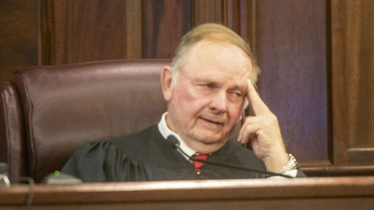 Senior Judge John R. Turner on Jan. 21 as jury selection begins in Brunswick, Georgia, in the misconduct trial of former District Attorney Jackie Johnson. Johnson is charged with interfering with police investigating the 2020 killing of Ahmaud Arbery.