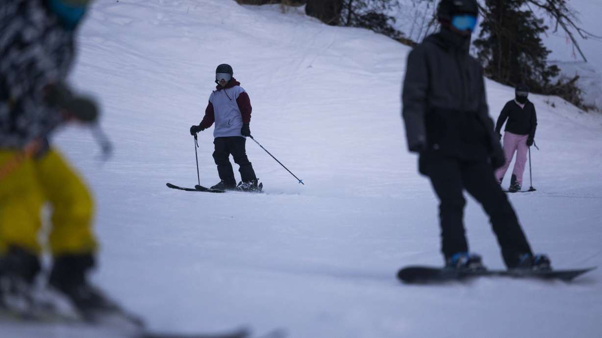 Skiers at Sundance Mountain Resort on Jan. 17. Utah's resorts generated over 6.5 million skier visits over the past year, according to Ski Utah data released on Wednesday.