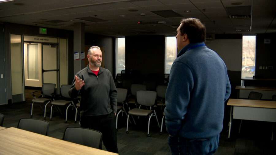 UTA’s Gavin Gustafson explains to KSL’s Matt Gephardt why some vans will be rushed into service with out-of-state plates.