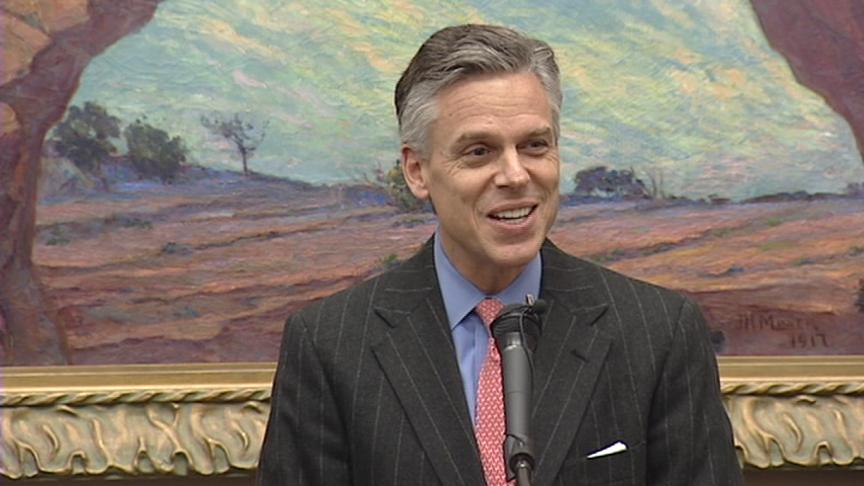 Huntsman presents 2008 state budget