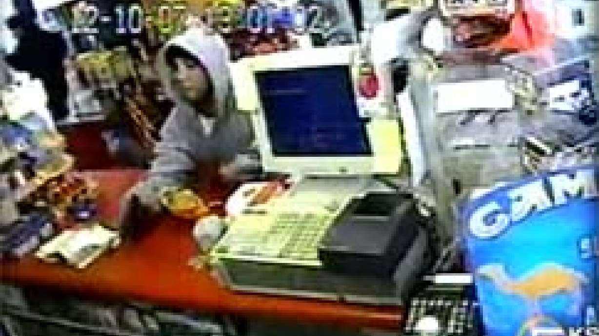 Police release video of robbery