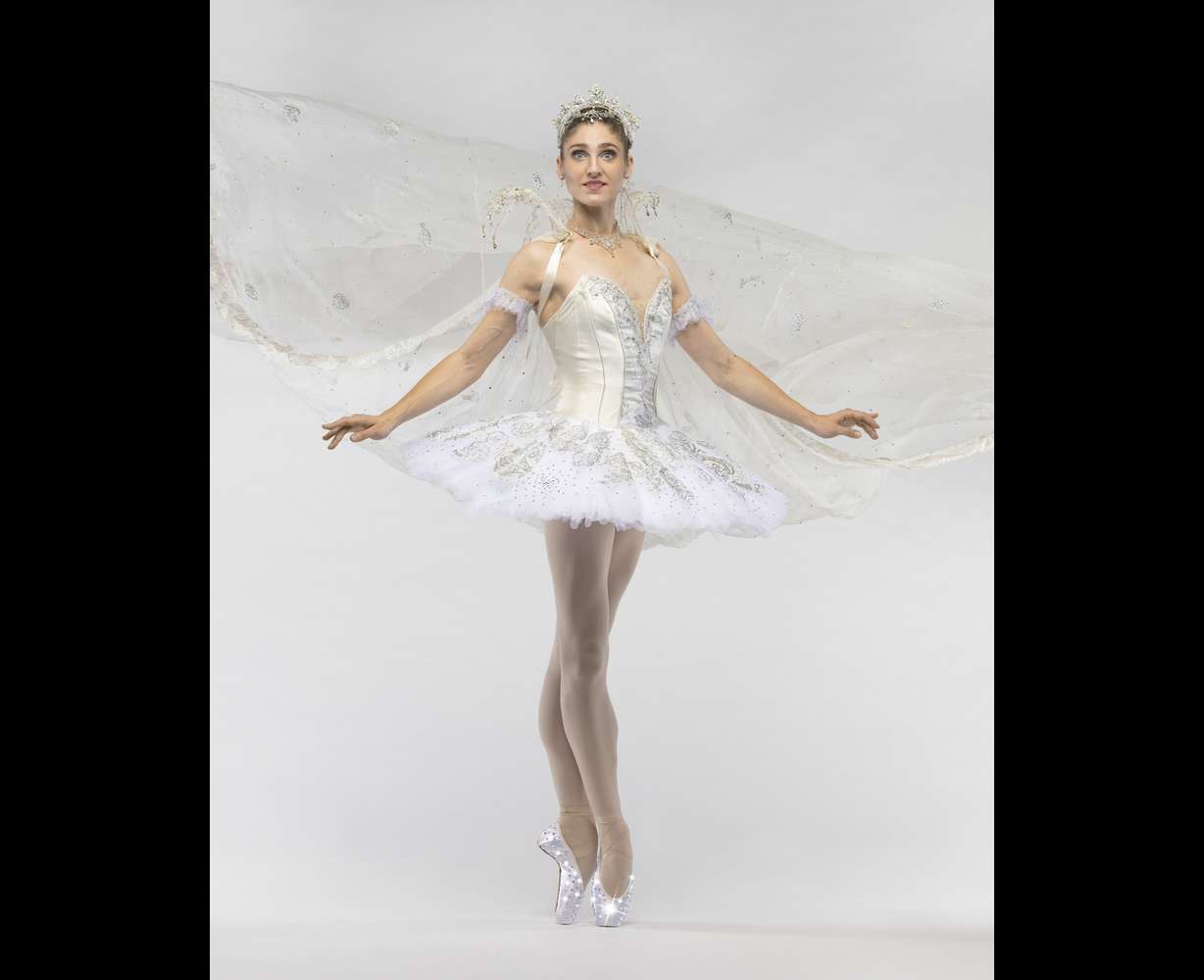 Ballet West artist Emily Adams portrays Cinderella in the ballet "Cinderella."