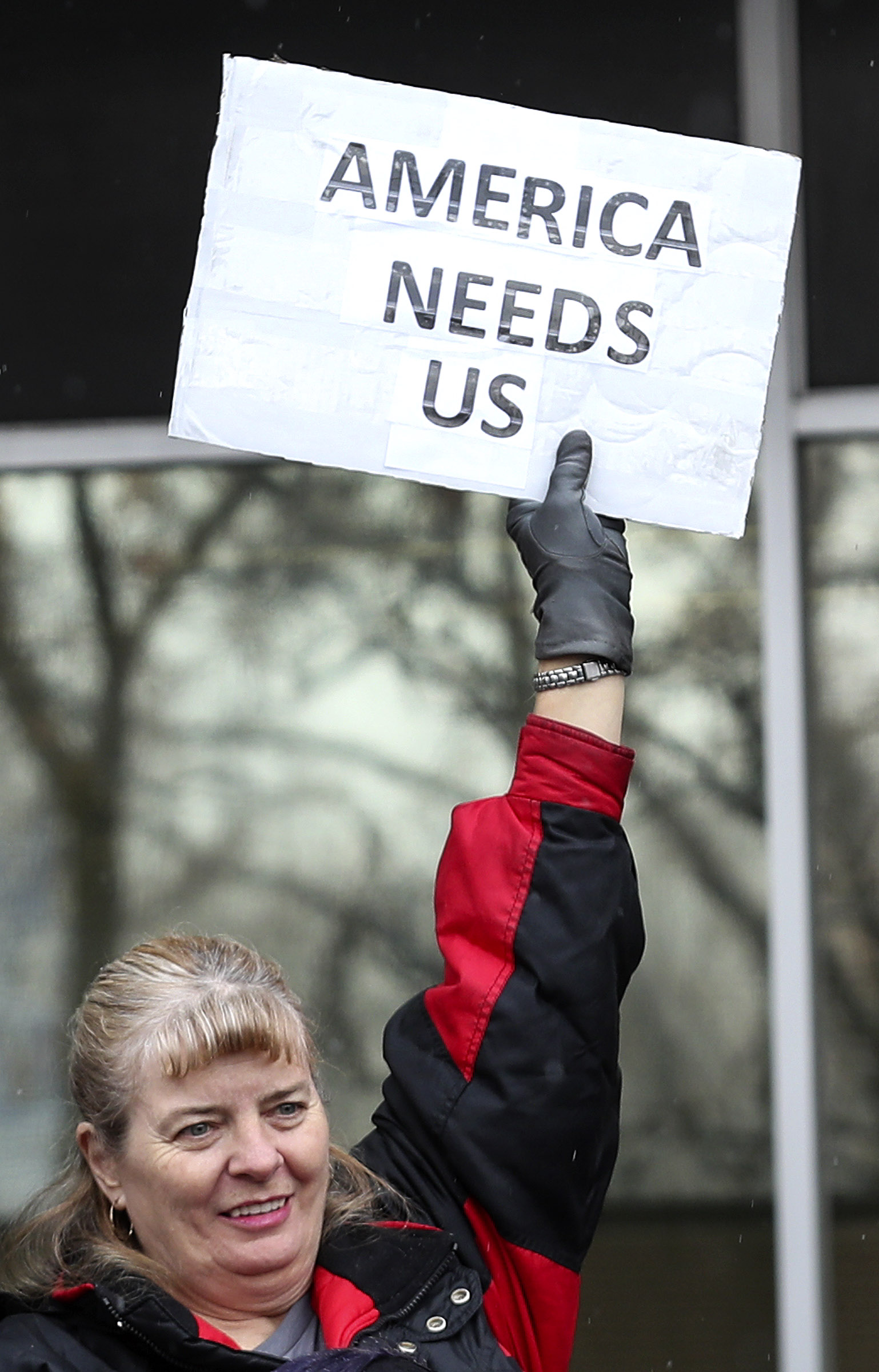 Gene Bertelsen, a then-furloughed federal employee from Ogden, attends a rally at the James V. Hansen Federal Building in Ogden on Jan. 10, 2019. The rally was organized by workers at the Ogden Internal Revenue Service center furloughed by the 2019 federal government shutdown.