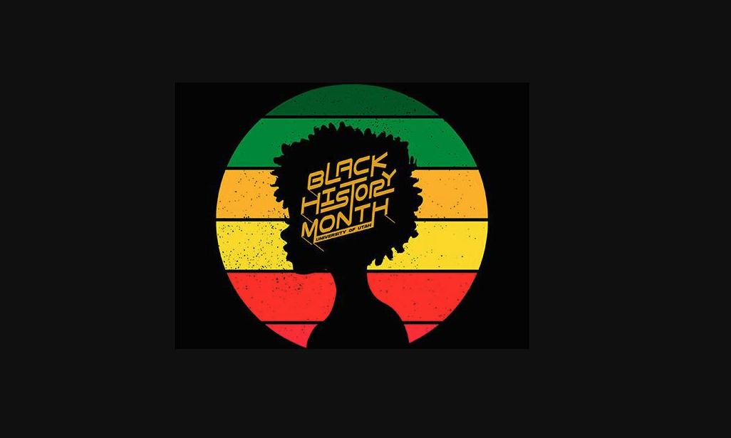 A Black History Month logo for the University of Utah, which is hosting numerous events. February is Black History Month.