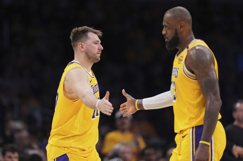 Doncic a winner in Lakers debut, 132-113 over Jazz | KSL.com