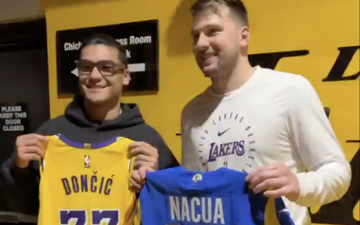 Have You Seen This? Puka, Luka swap jerseys after Doncic debut in LA