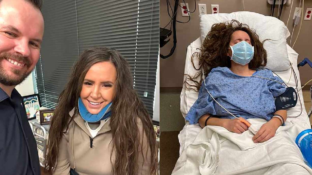 Emily Farmer, 33, of Rigby, is preparing for a surgery on March 4 that will fuse her skull to her spine.