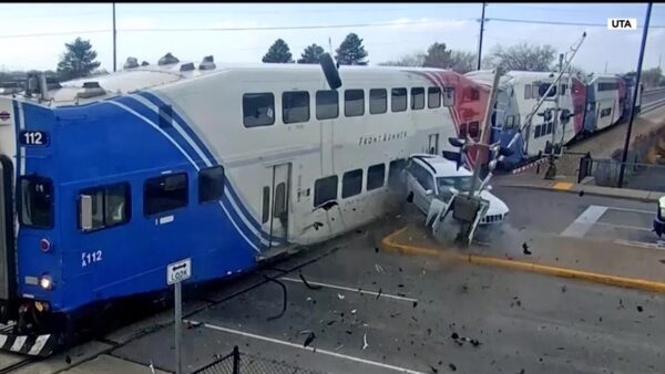 New video shows FrontRunner hit SUV stopped on tracks in Layton