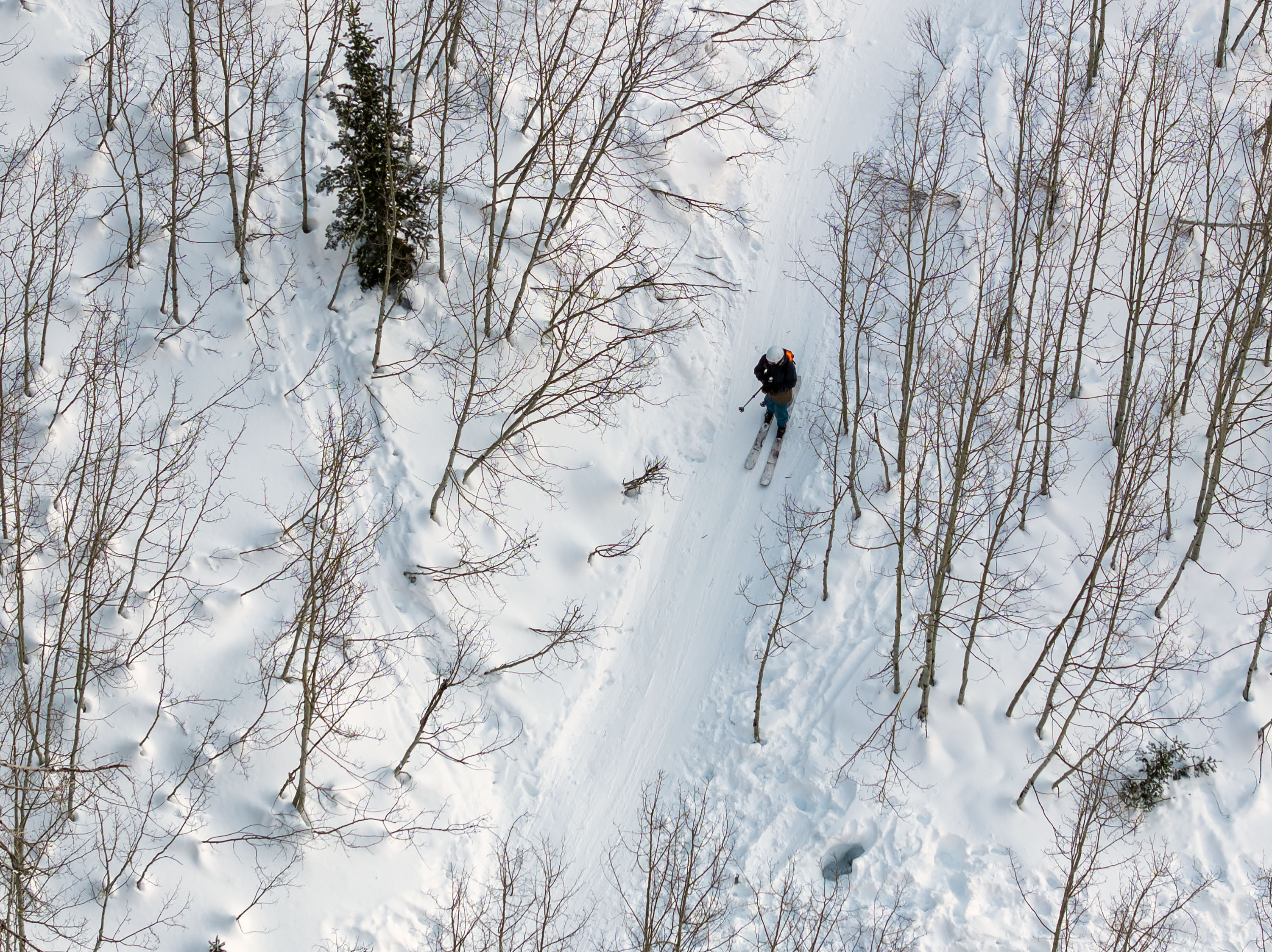 A skier in Little Cottonwood Canyon on Jan. 26. An incoming atmospheric river is expected to have the biggest widespread impacts of any storm this season, delivering up to 2 feet of snow or more across many mountain regions.