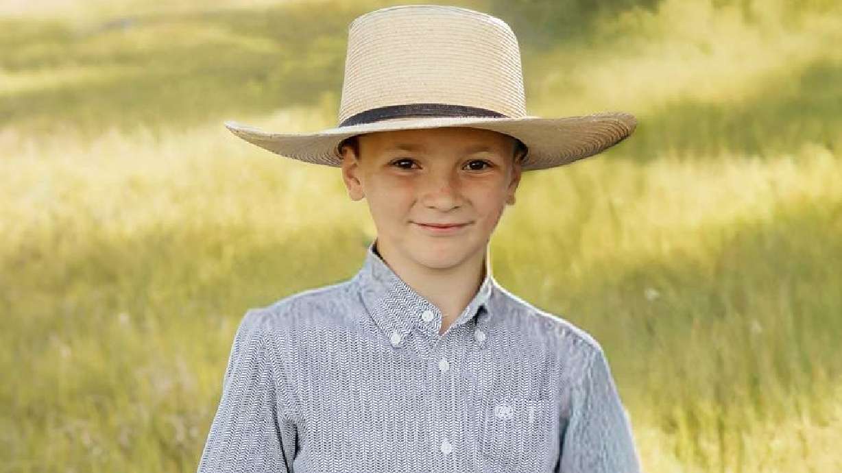 Ryken Doc Miller is seen in this undated photo. The 9-year-old from Idaho died in a farming accident on Feb. 8.