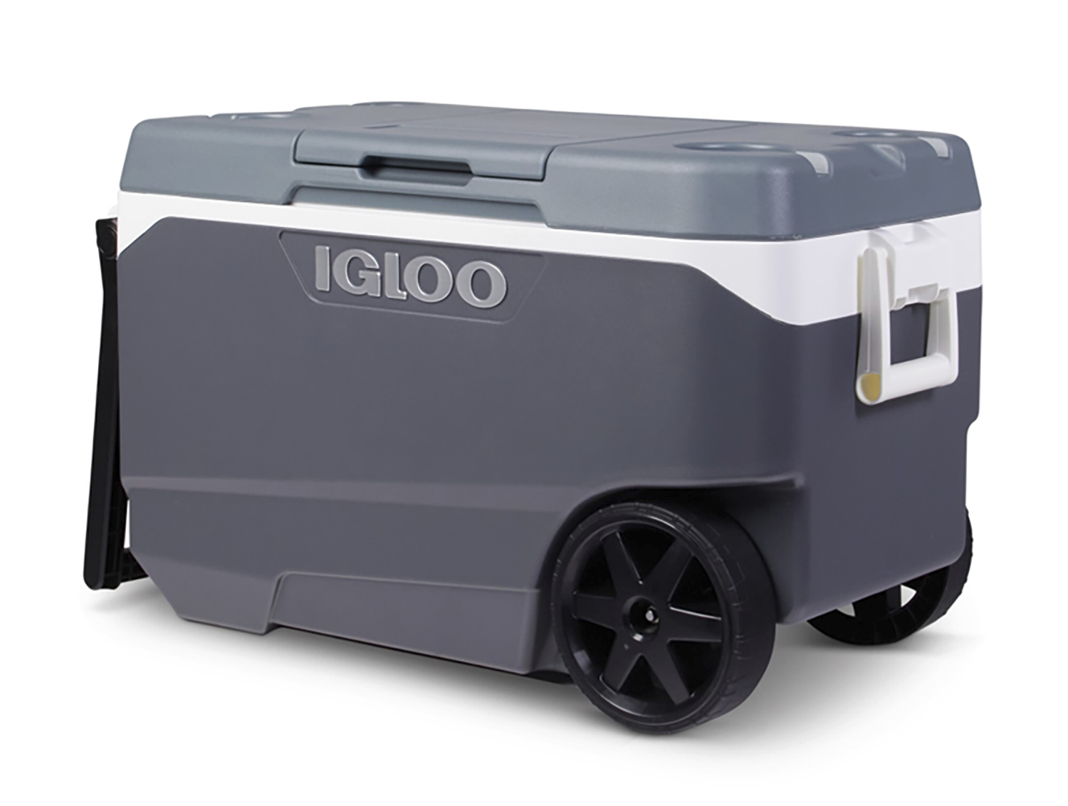 This photo shows an Igloo 90 Qt. Flip & Tow Rolling Cooler that has been recalled across the U.S., Mexico and Canada due to a handle hazard that has resulted in a dozen fingertip injuries, including some amputations, Thursday.