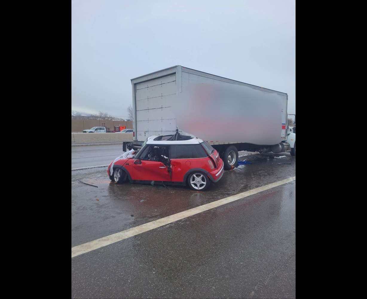 A 29-year-old man is dead after a crash Friday on the exit ramp from I-15 southbound to I-84 near Riverdale.