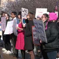 Anti-Trump protestors speak in small Ogden rally Saturday