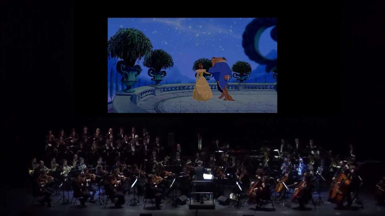 Fans of Disney's animated film "Beauty and the Beast" filled Abravanel Hall on Feb. 7 and 8 for a unique concert experience with the Utah Symphony.