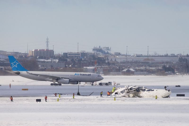 How did a jet flip upside down on a Toronto runway and everyone survive?