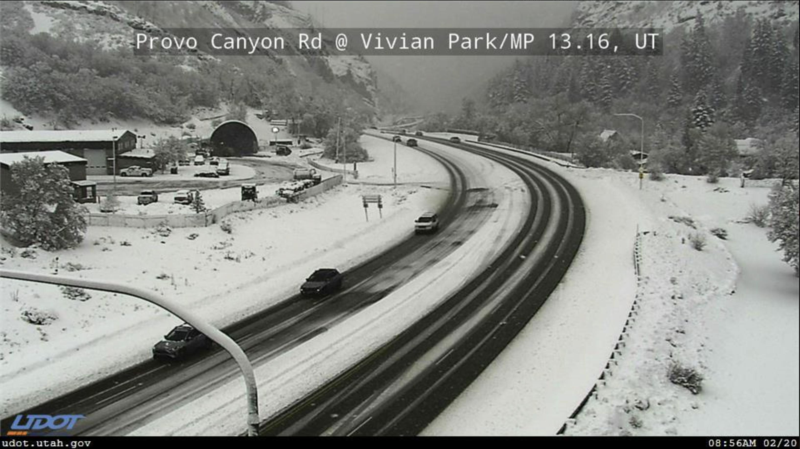 Provo Canyon road now open, but delays expected after closure for plows, 3-vehicle crash