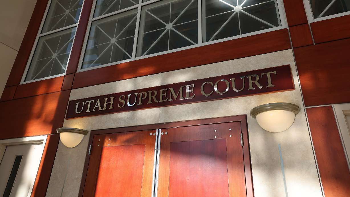 The Utah Supreme Court at the Matheson Courthouse in Salt Lake City on Sept. 25, 2024. State lawmakers are taking aim at the court system with a series of bills that could change how the judicial branch checks the Legislature's power.