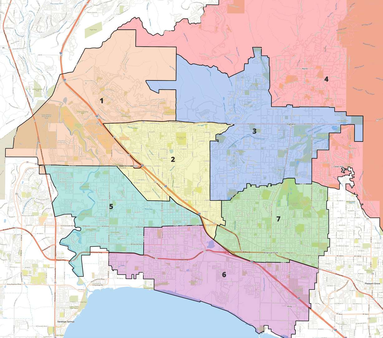 A map shows the recommended school board map for the new Central School District.