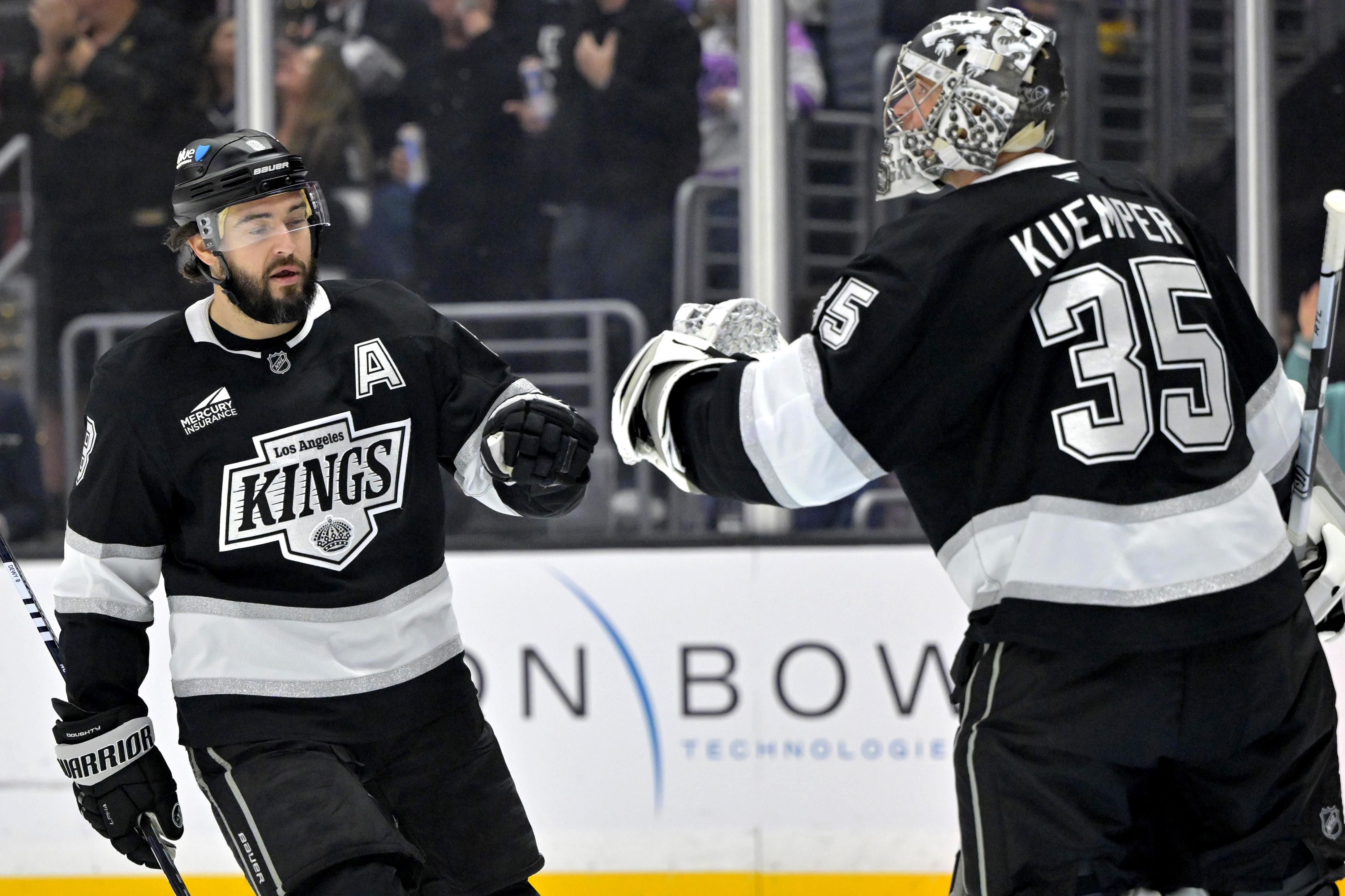 Doughty's 3-point game helps Kings overcome Hayton's hat trick in 5-3 win over Utah