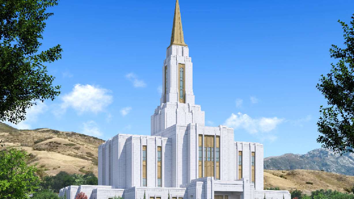 A rendering of the Lehi Utah Temple was released Monday by The Church of Jesus Christ of Latter-day Saints.