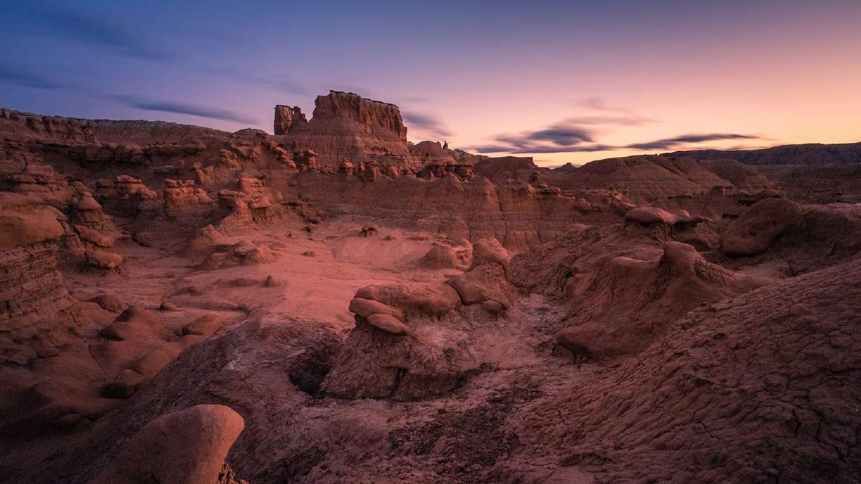 Goblin Valley State Park is pictured in April 2016. Sen. John Curtis, R-Utah, joined Secretary of the Interior Doug Burgum this past weekend to finalize the transfer of nearly 100,000 acres of federal land, which includes Goblin Valley State Park.