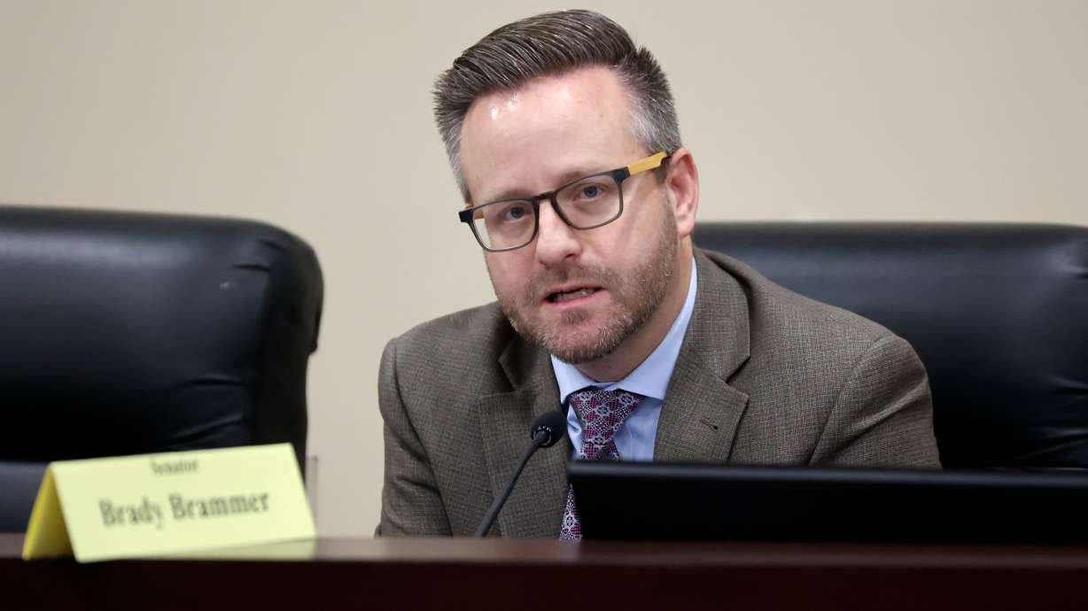 Rep. Brady Brammer, R-Highland, presents in the Senate building in Salt Lake City on Feb. 10. A new resolution from Brammer would recognize loneliness as a critical public health priority.