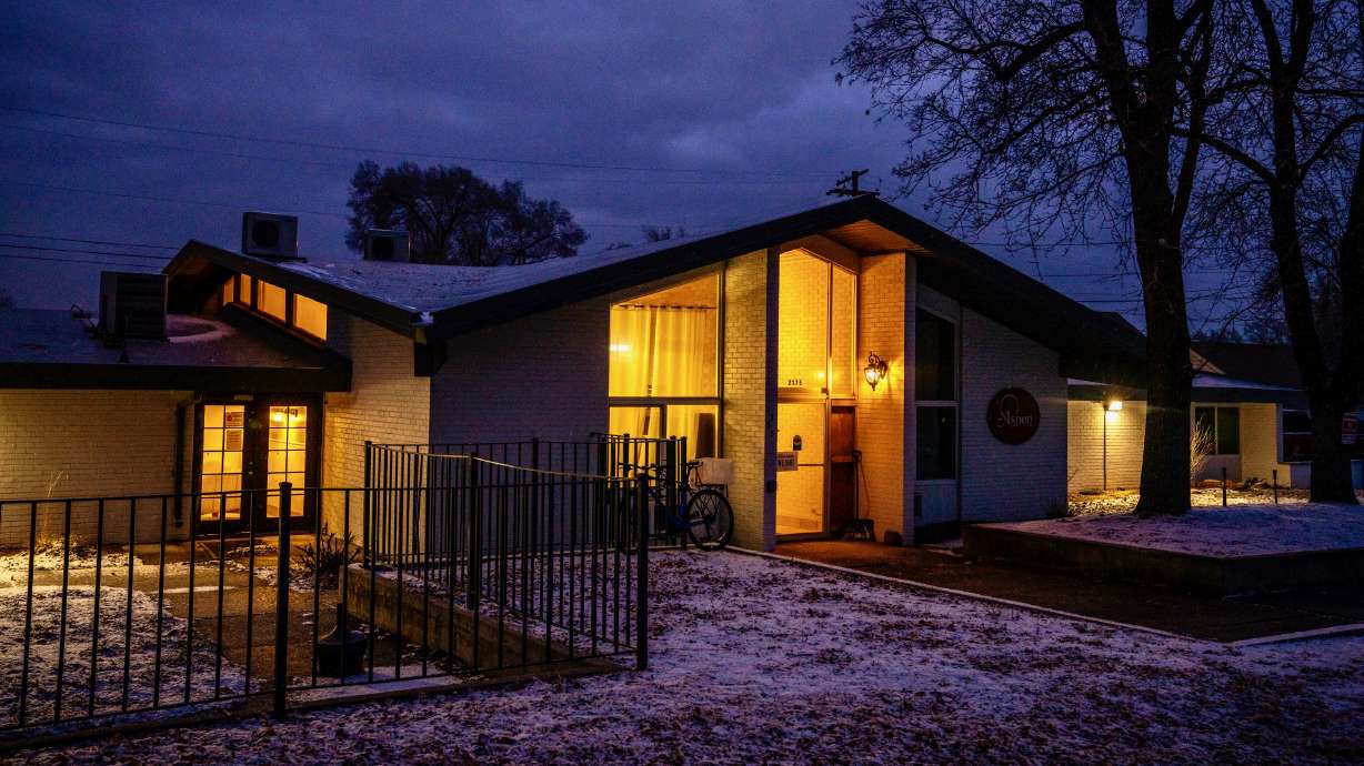 The old Aspen Care Center facility in Ogden on Jan. 13. A Weber Housing Authority rep said the location is no longer being considered as a site to house the chronically homeless and disabled.