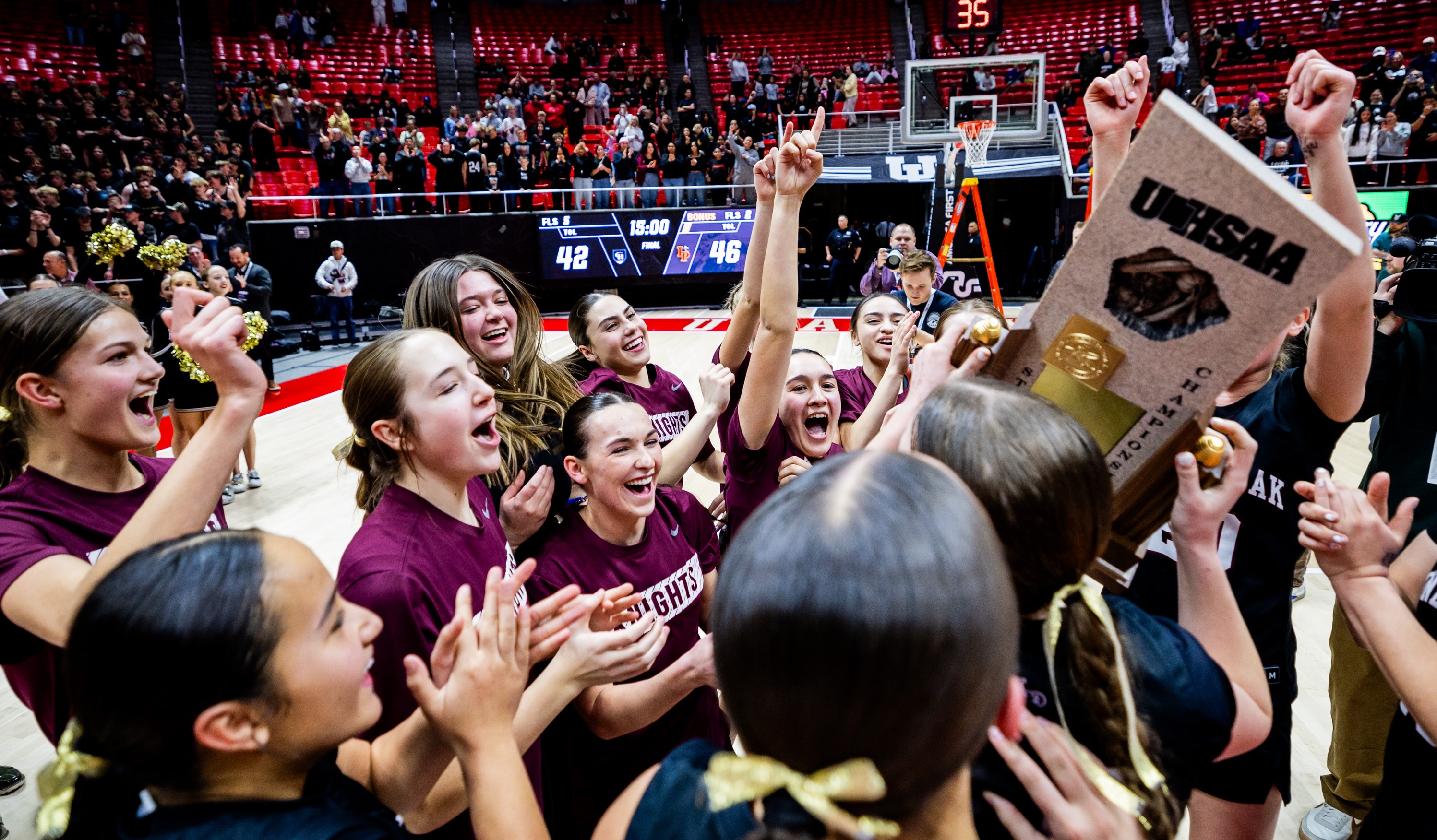 6A state girls basketball: Lone Peak rallies from down 12 to reach 4-peat over Copper Hills