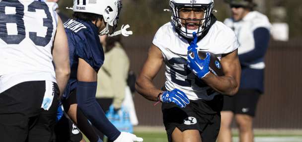 LJ Martin's absence will open opportunities in BYU's run game. None more than for a redshirt freshman