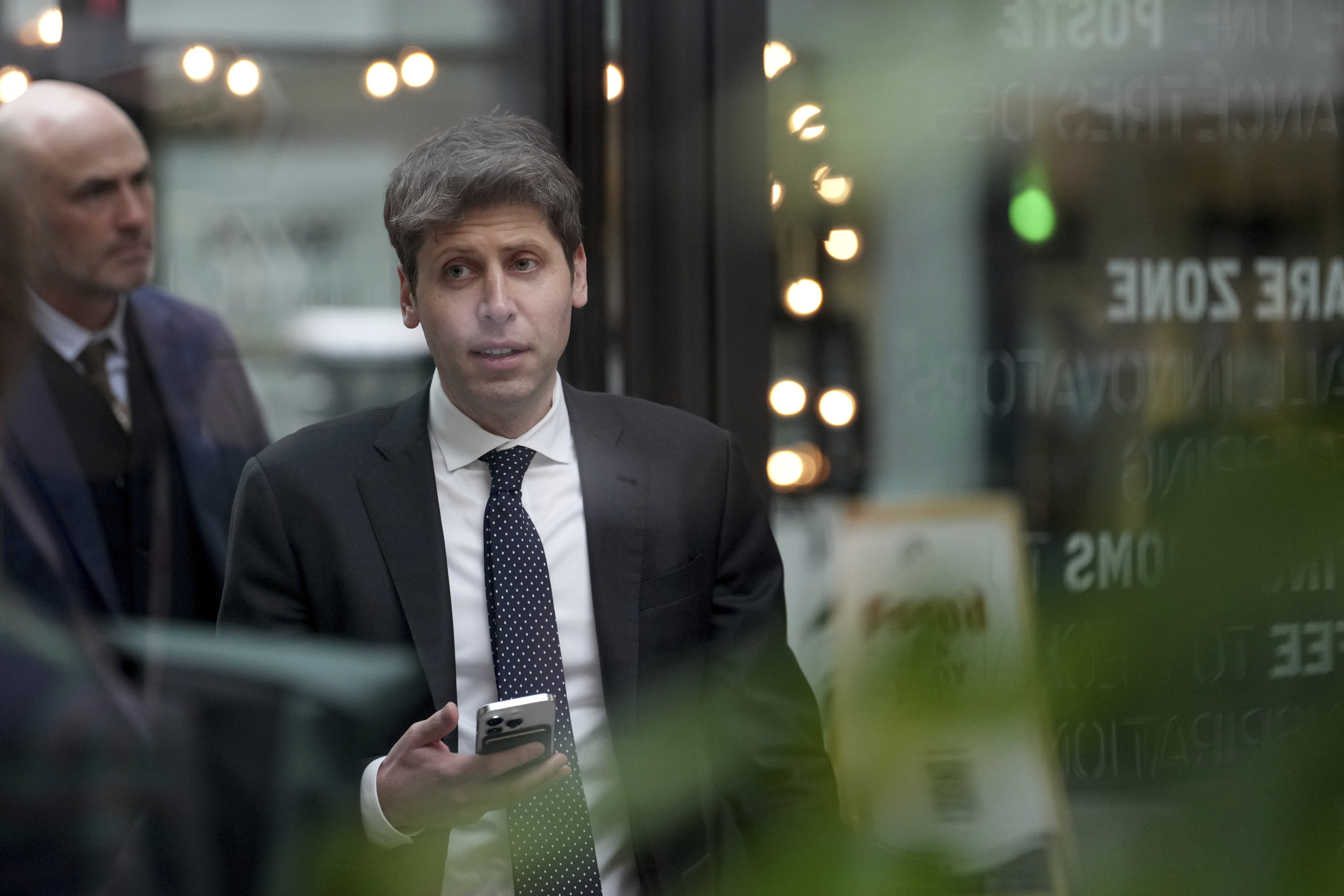 Sam Altman, CEO of OpenAI, at Station F, during an event on the sidelines of the Artificial Intelligence Action Summit in Paris, Tuesday, Feb. 11, 2025. 