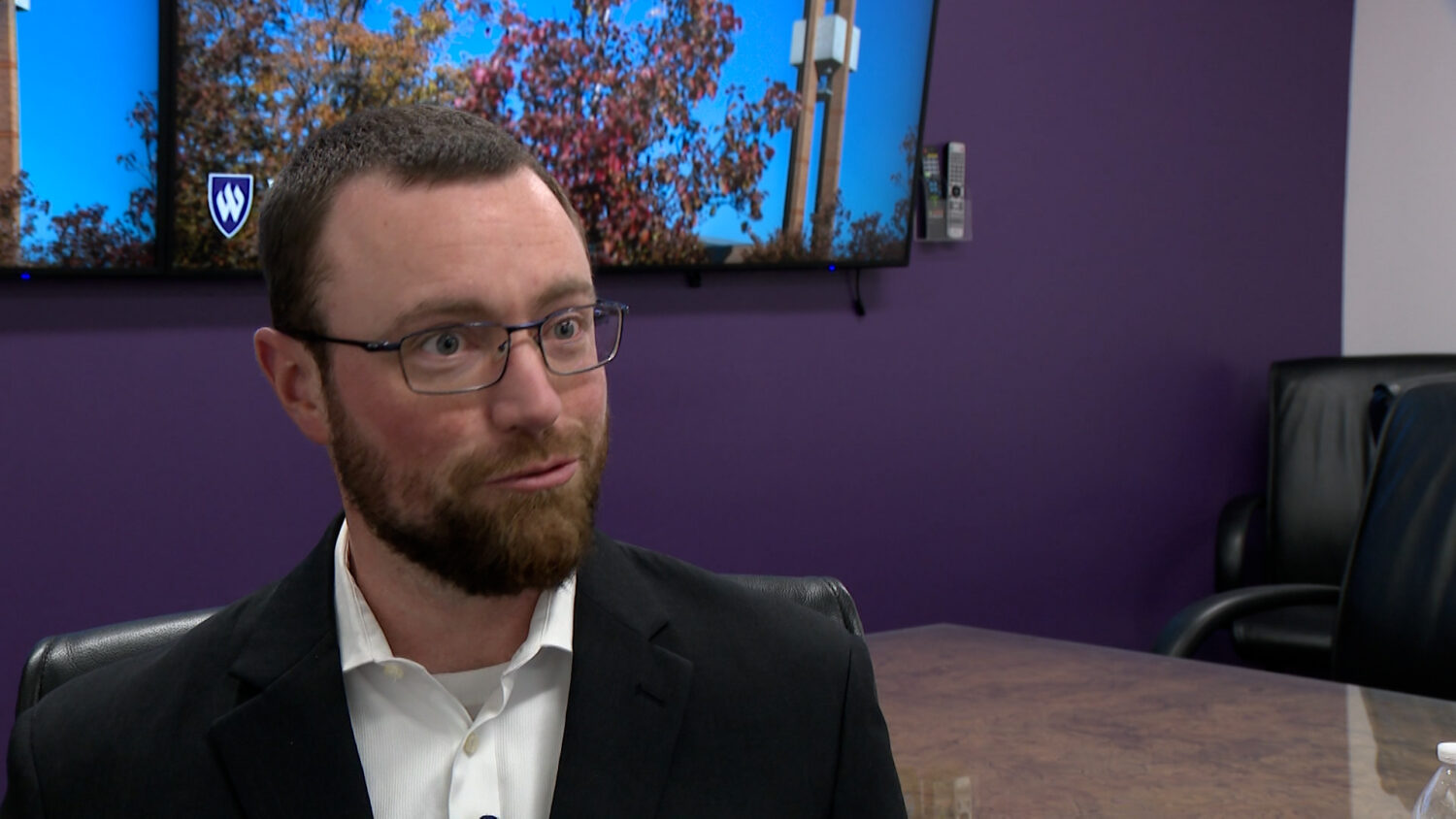Weber State University associate professor Andrew Keinsley is pictured.