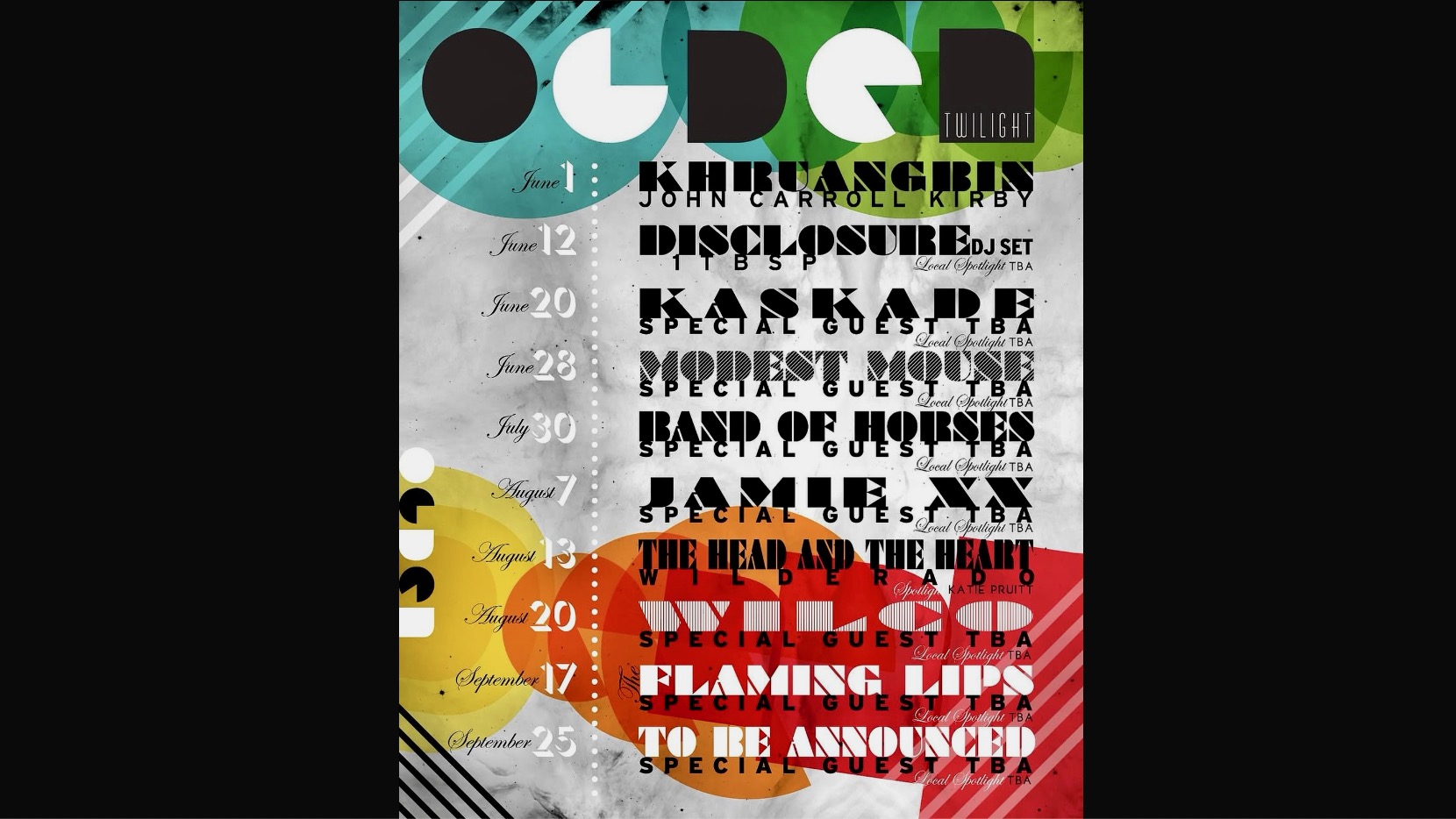 Organizers of the Ogden Twilight summer concert series announced its headlining acts on Tuesday.