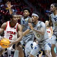 Runnin' Utes give up lead, fall to West Virginia 71-69 on senior night