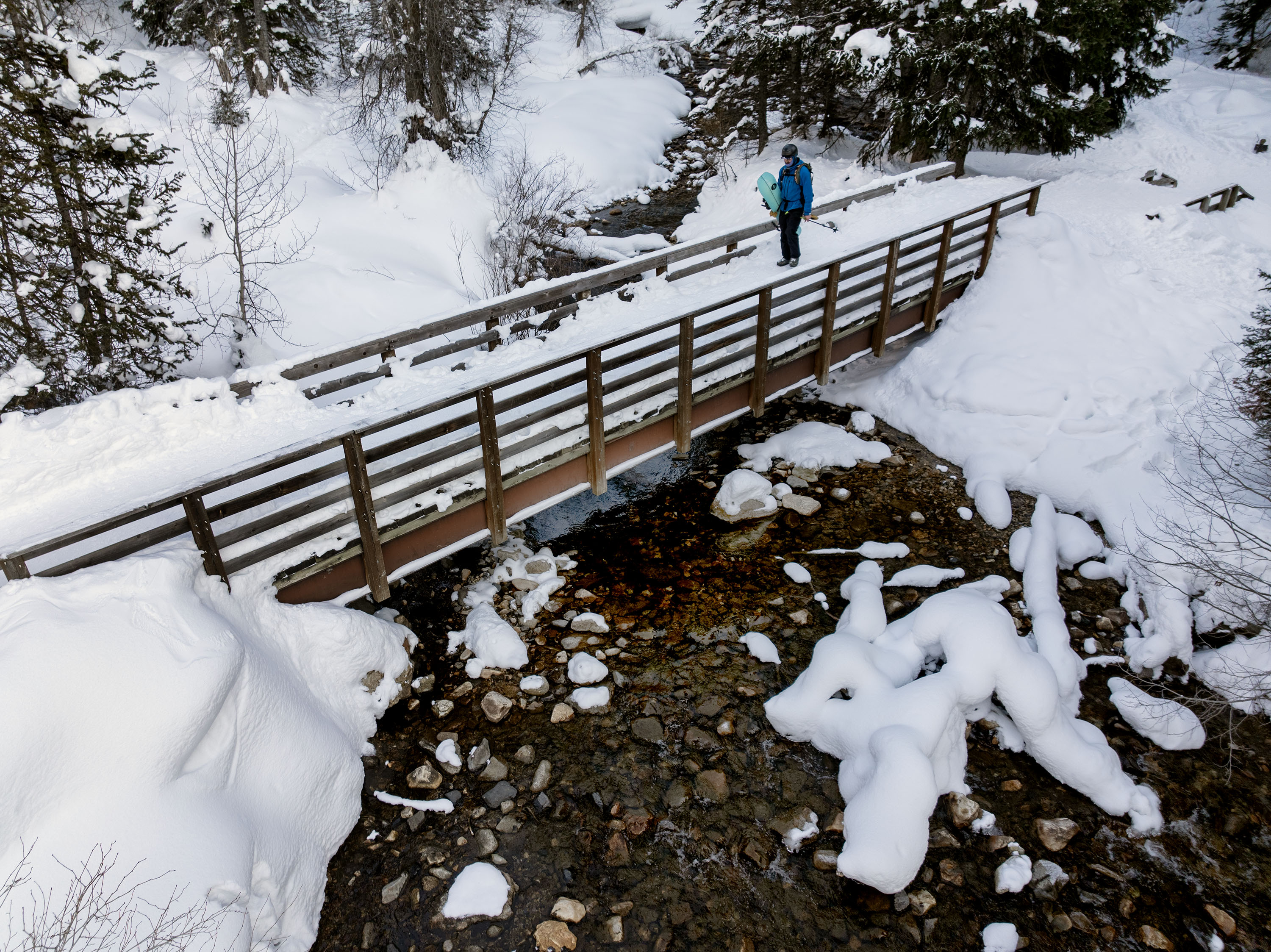 Little Cottonwood Canyon on Jan. 26. A storm headed to Utah could produce 1-3 feet of snow in the mountains across the state, along with strong rain totals in the valleys, between Wednesday and Friday.