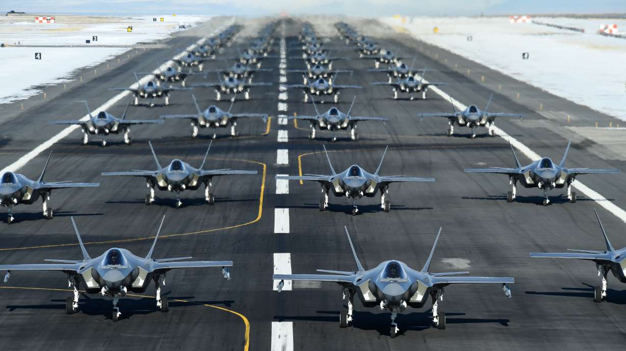 The active duty 388th and Reserve 419th Fighter Wings conducted an F-35A Combat Power Exercise at Hill Air Force Base, Jan. 6, 2020. The F-35 program is celebrating a milestone 1 million flight hours.