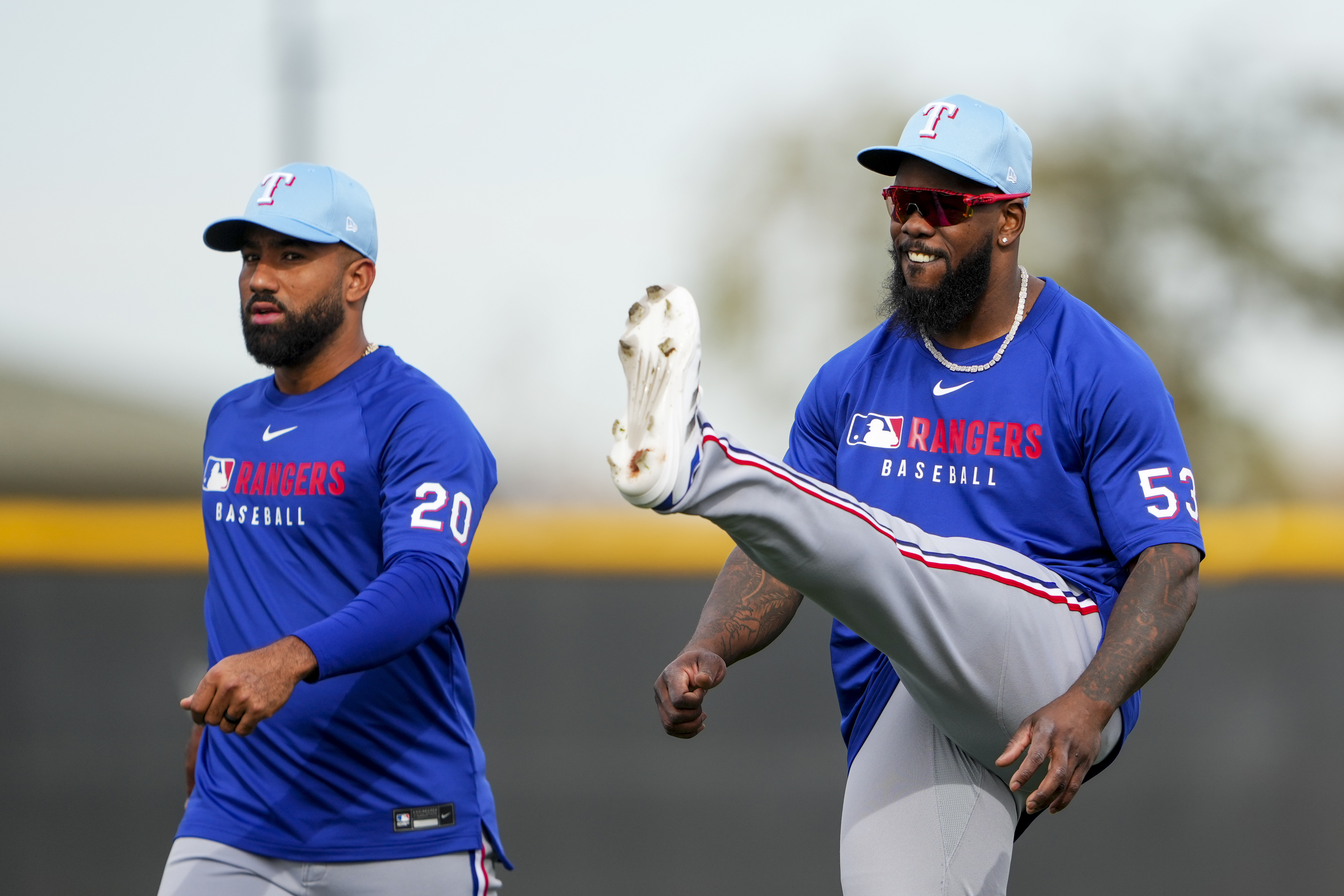 Texas Rangers expect slugger Adolis García ready for opening day since oblique strain is mild