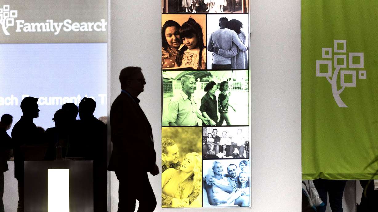 People attend RootsTech at the Salt Palace Convention Center in Salt Lake City on March 6, 2025. The keynote speakers for the 2026 conference were announced in early January.