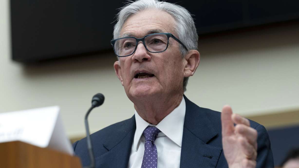 Federal Reserve Board Chairman Jerome Powell testifies before the House Financial Services Committee during a hearing on the Semi-Annual Monetary Policy Report, in Washington, Feb. 12. The Federal Reserve will keep its key interest rate unchanged in the coming months as it waits for widespread "uncertainty" stemming from President Donald Trump's policies to resolve.