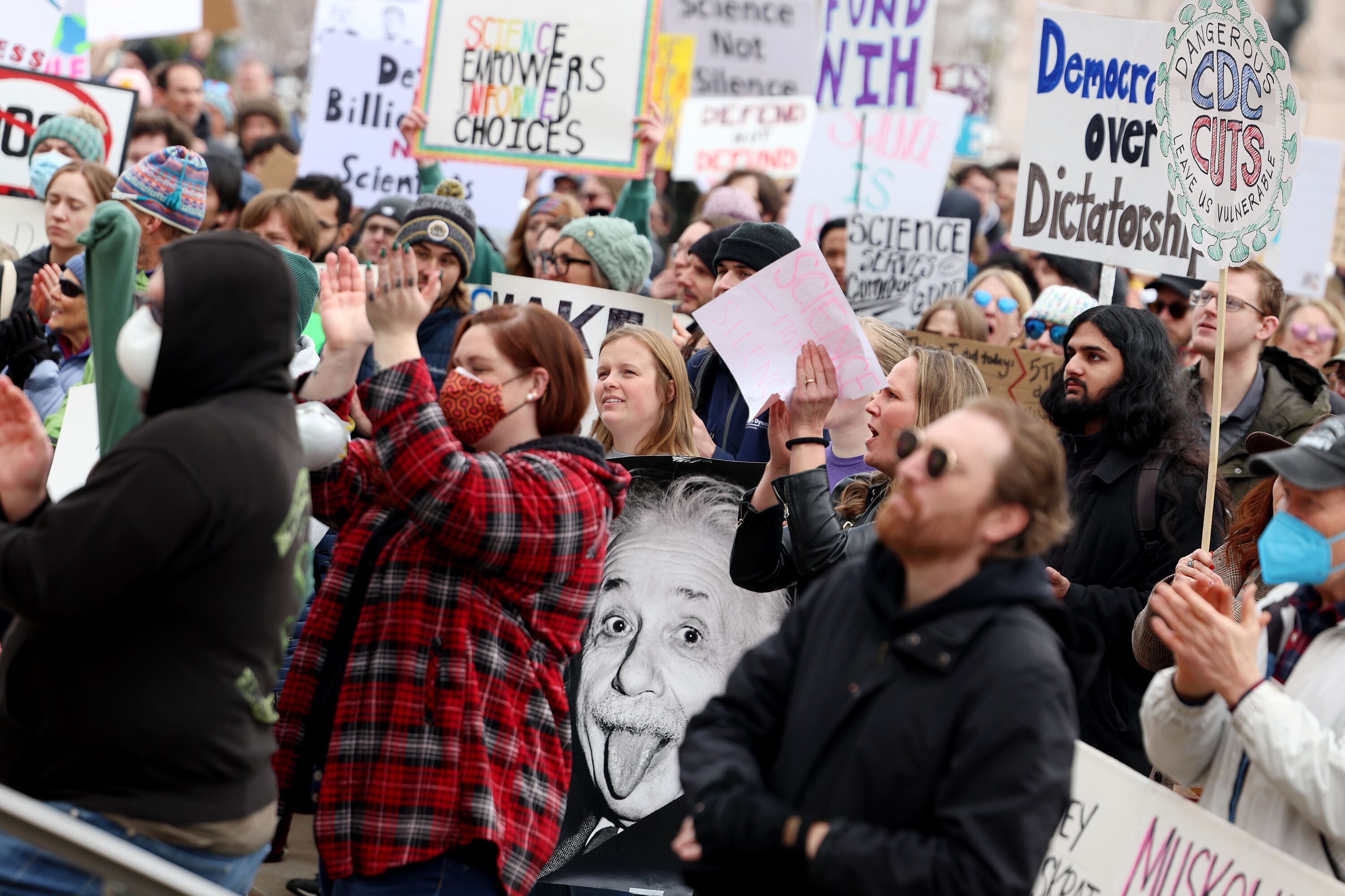 'Stand Up for Science' rally at state Capitol champions research, endeavor