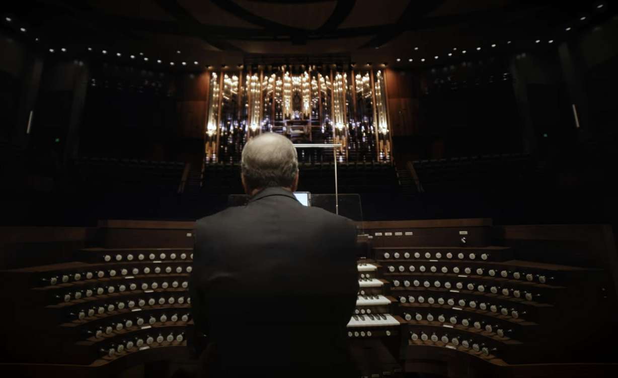 BYU organ professor Don Cook plays the Opus 100, a world-class organ in the BYU Music Building.