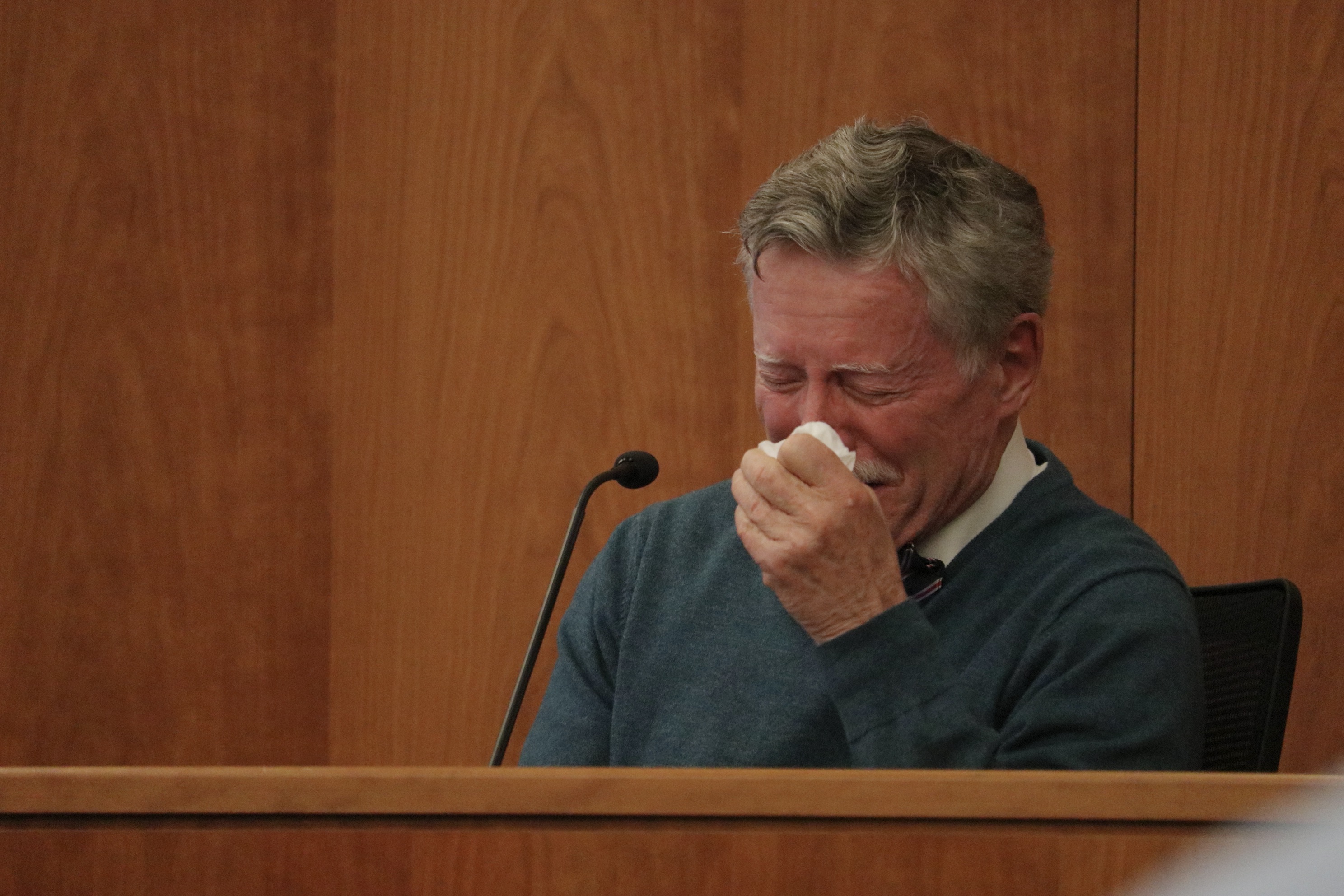 Alan Bassett takes to the witness stand Friday in Farmington's 2nd District Court, charged with sexually abusing multiple young girls in Fruit Heights in the '80s.