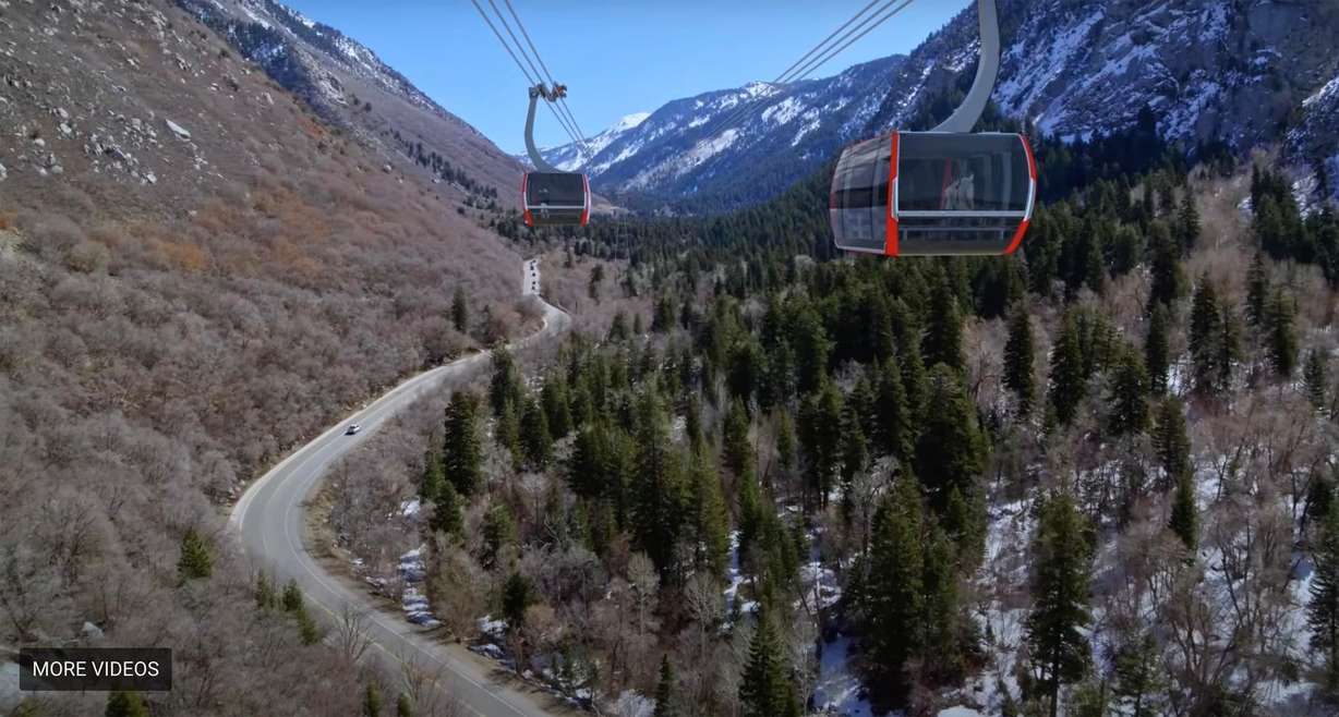 The Utah Department of Transportation released an animated video June 29, 2021, that depicts what a gondola system would look like in Little Cottonwood Canyon.