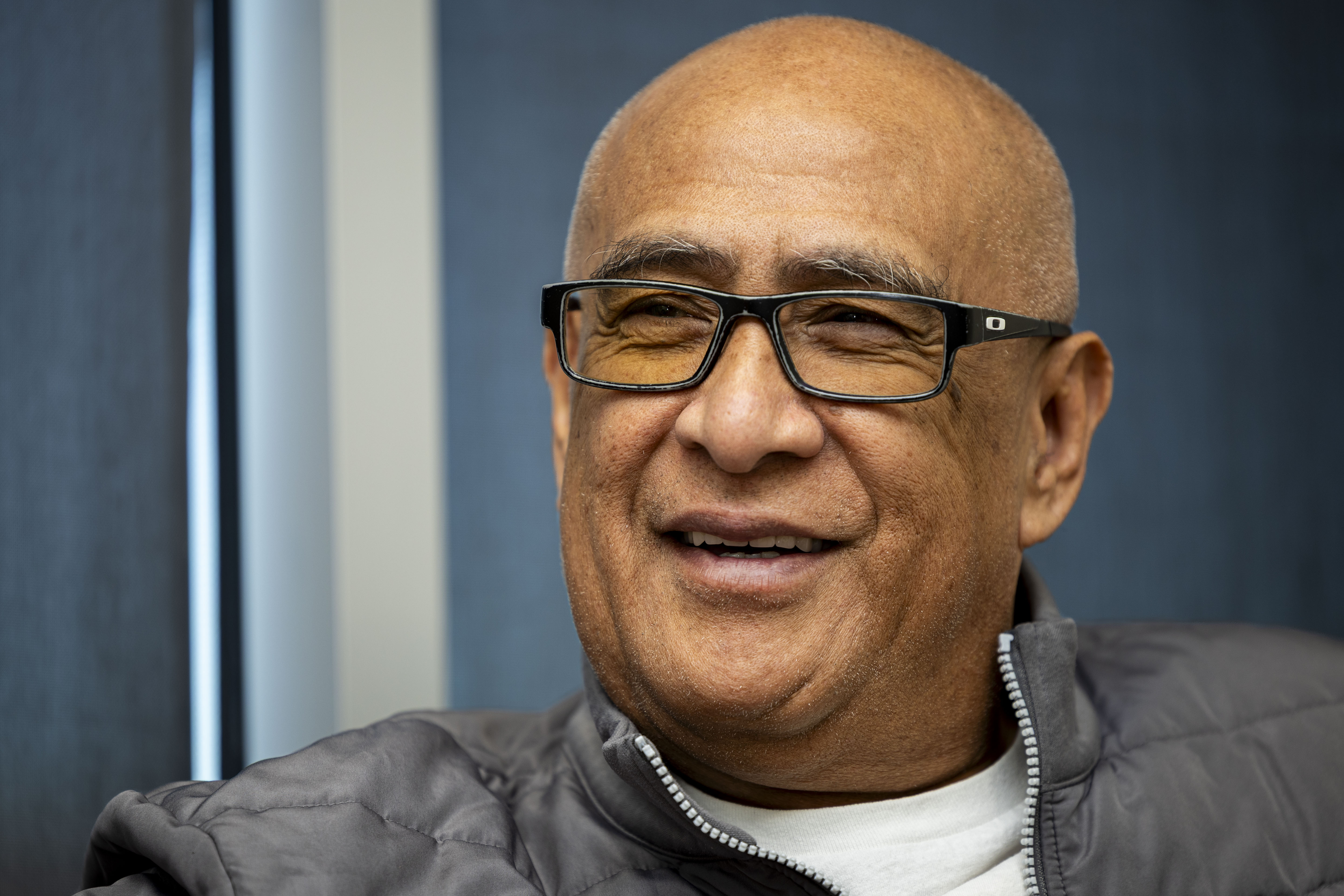 Frank Tusieseina, founder and director of the PolyStrong Leadership Foundation, talks with a Deseret News reporter as Tusieseina is interviewed at his office in Lehi on Feb. 27.