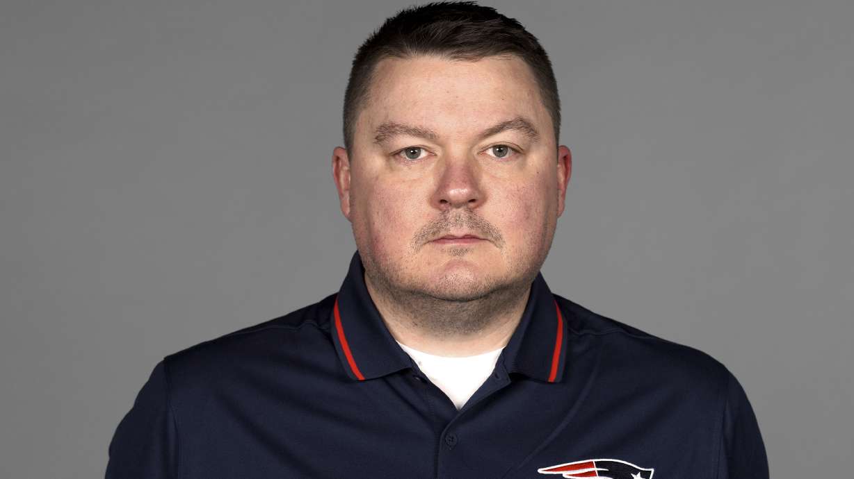 This is a 2024 photo of Pat Stewart of the New England Patriots NFL football team. This image reflects the New England Patriots active roster as of Monday, April 22, 2024 when this image was taken.