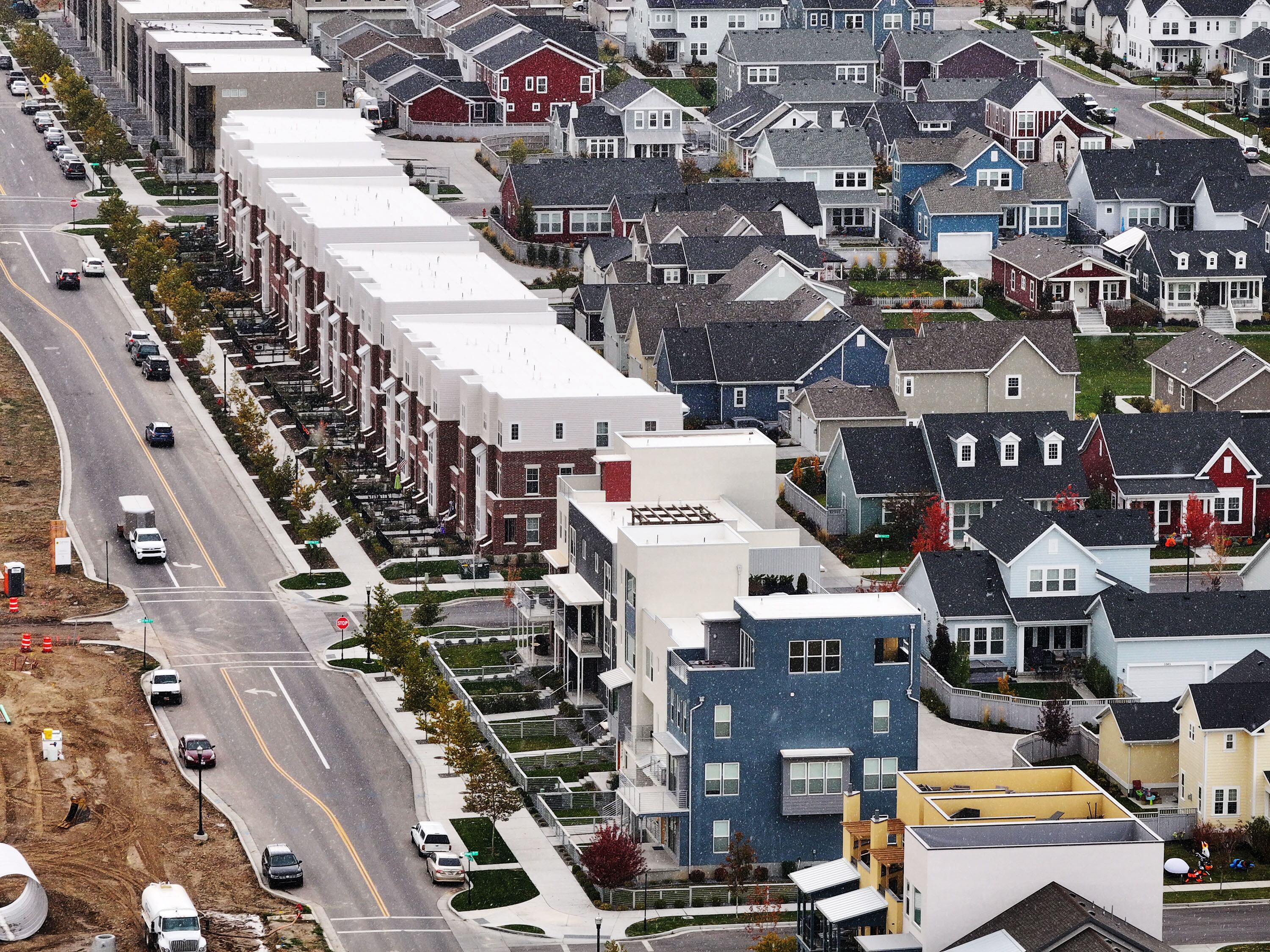 Housing at Daybreak in South Jordan on Oct. 30, 2024.