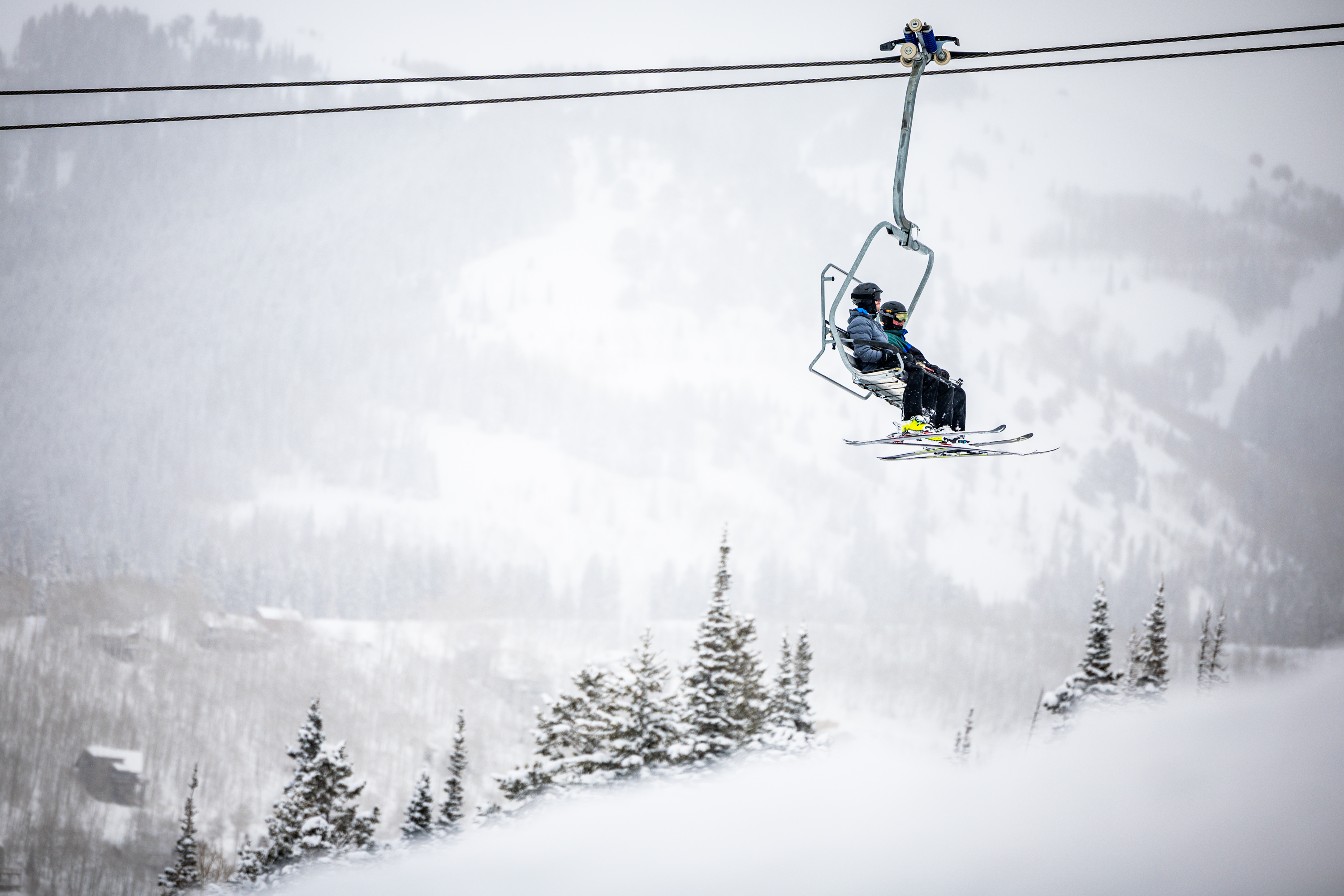 People enjoy fresh snow at Solitude Mountain Resort in Brighton on March 6.