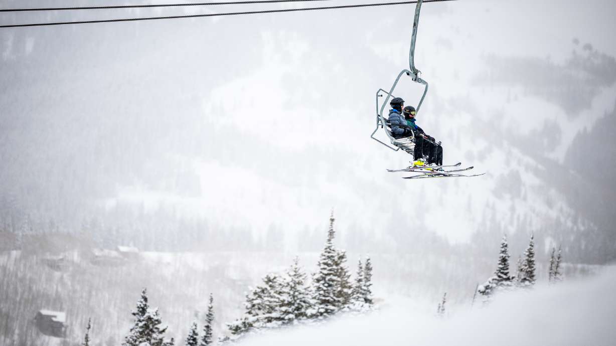 Fresh snow at Solitude Mountain Resort on March 6. Utah's next storm could provide over a foot of mountain snow and a few inches of valley snow by the end of the workweek. More storms are also on the horizon.