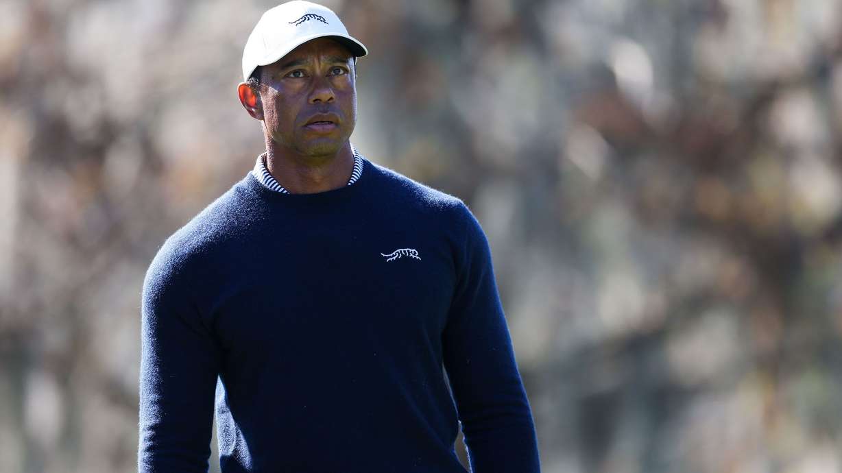 Tiger Woods, seen here during the 2024 PNC Championship.