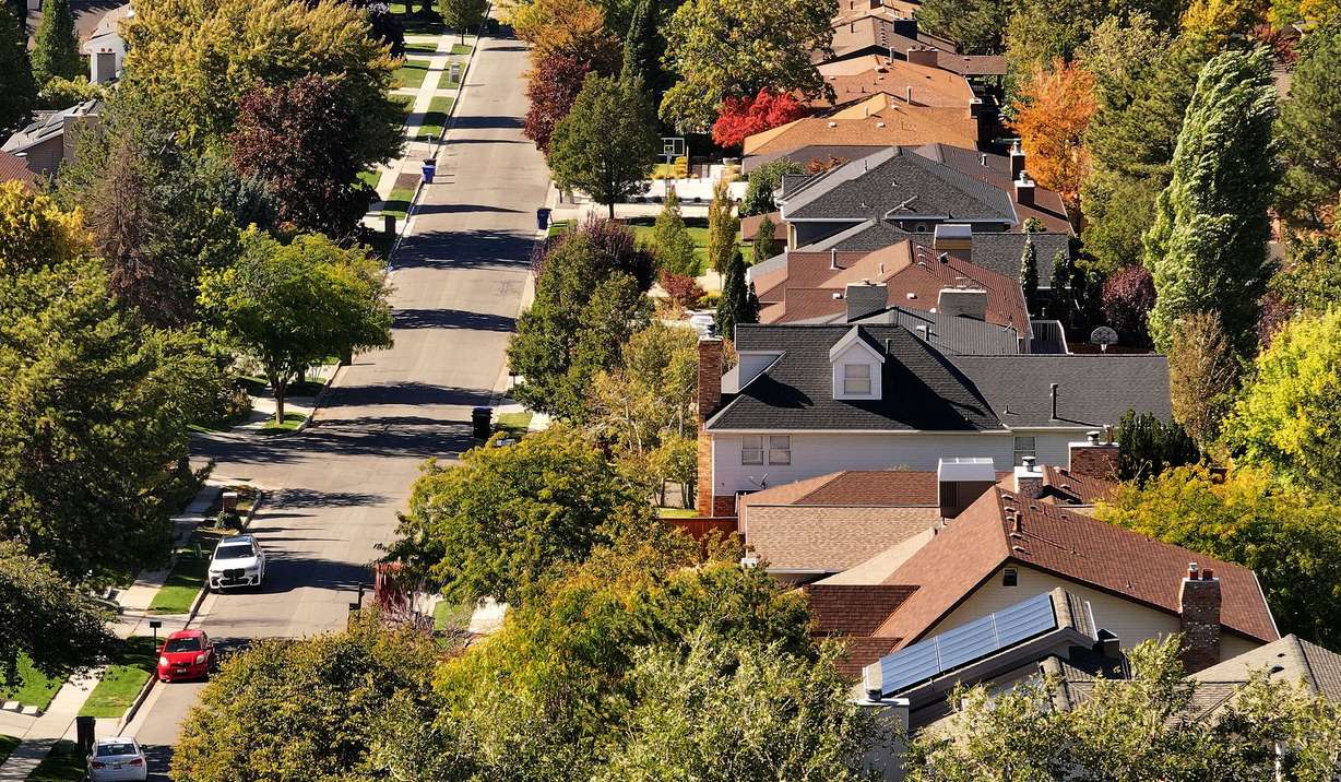 Residential homes in Cottonwood Heights on Oct. 23, 2024.